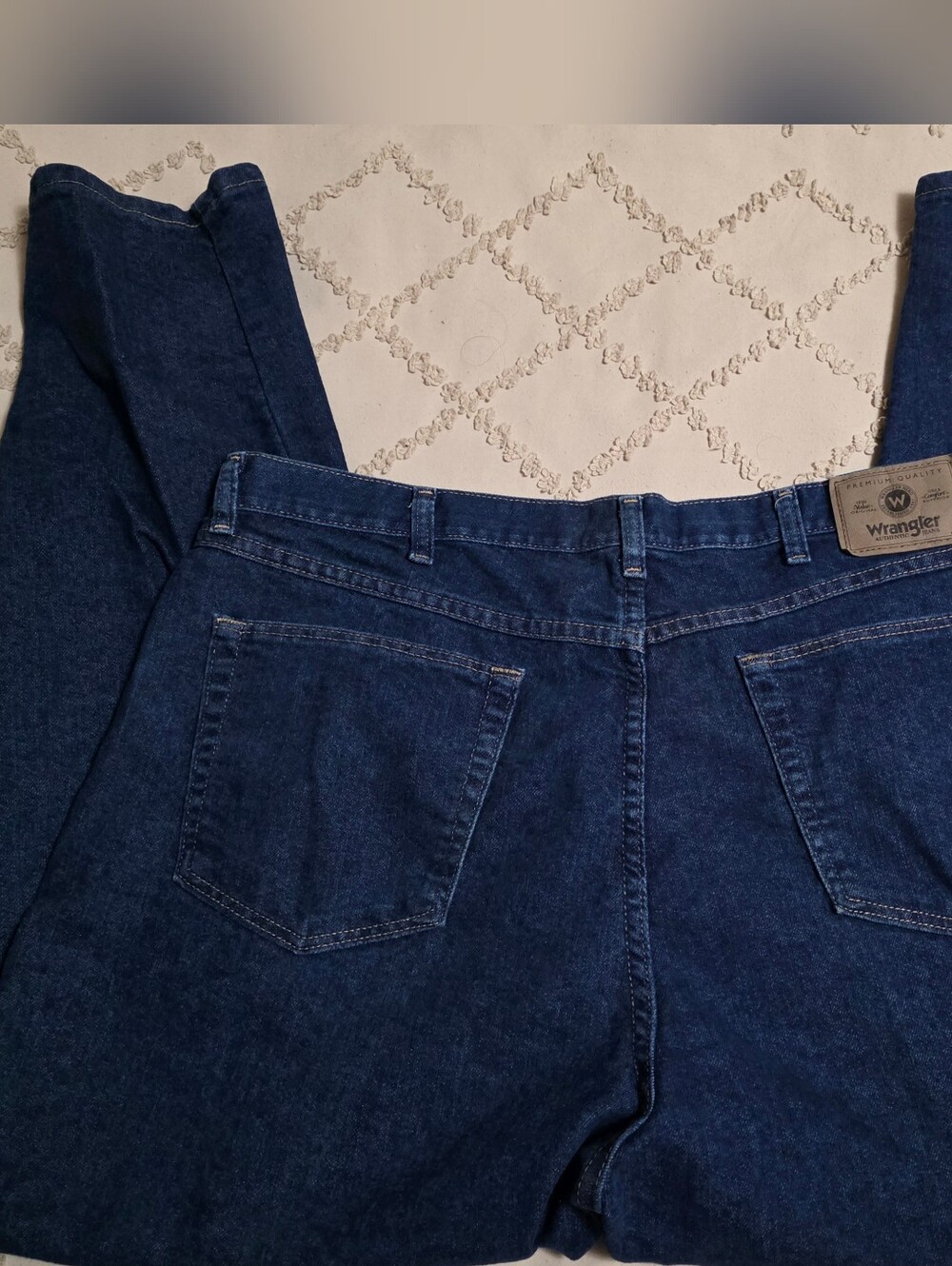 Mens WRANGLER Relaxed Fit Jeans 40x29 - Picture 2 of 4